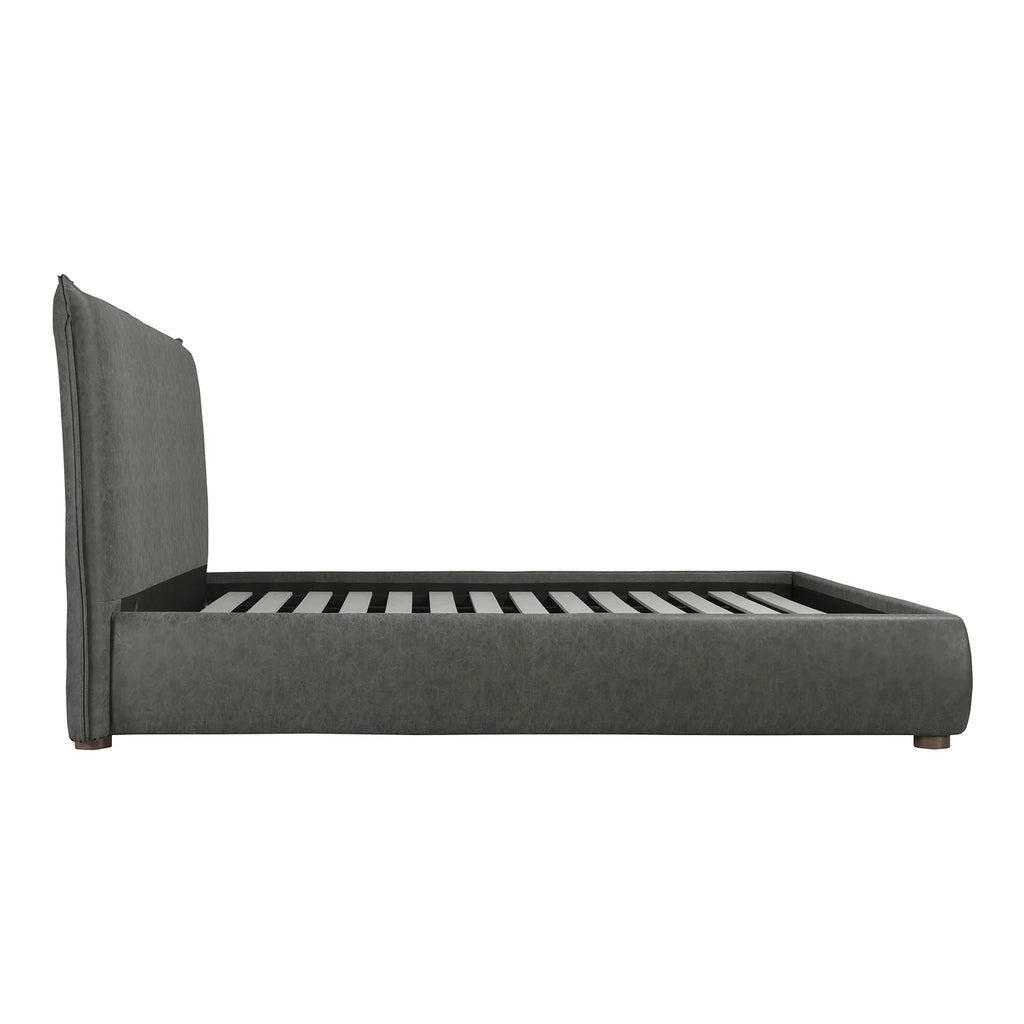Queen Bed Slate Vegan Leather G973068