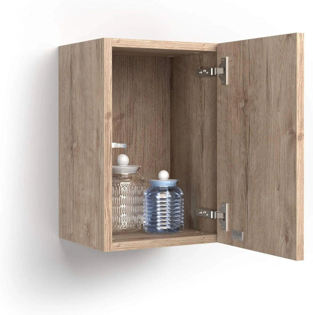 Cube Wall Unit With Door Oak M831989