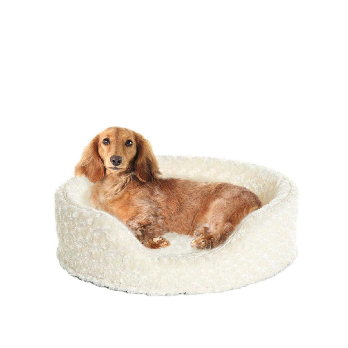 Oval Ultra Plush Pet Bed T360