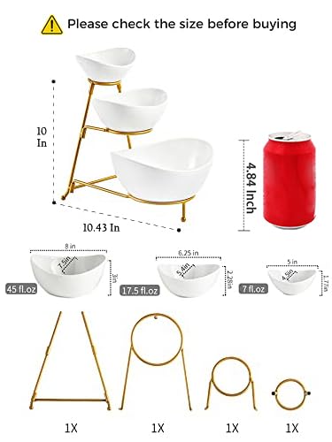 3 Tier Serving Tray Set with Platters Y7887