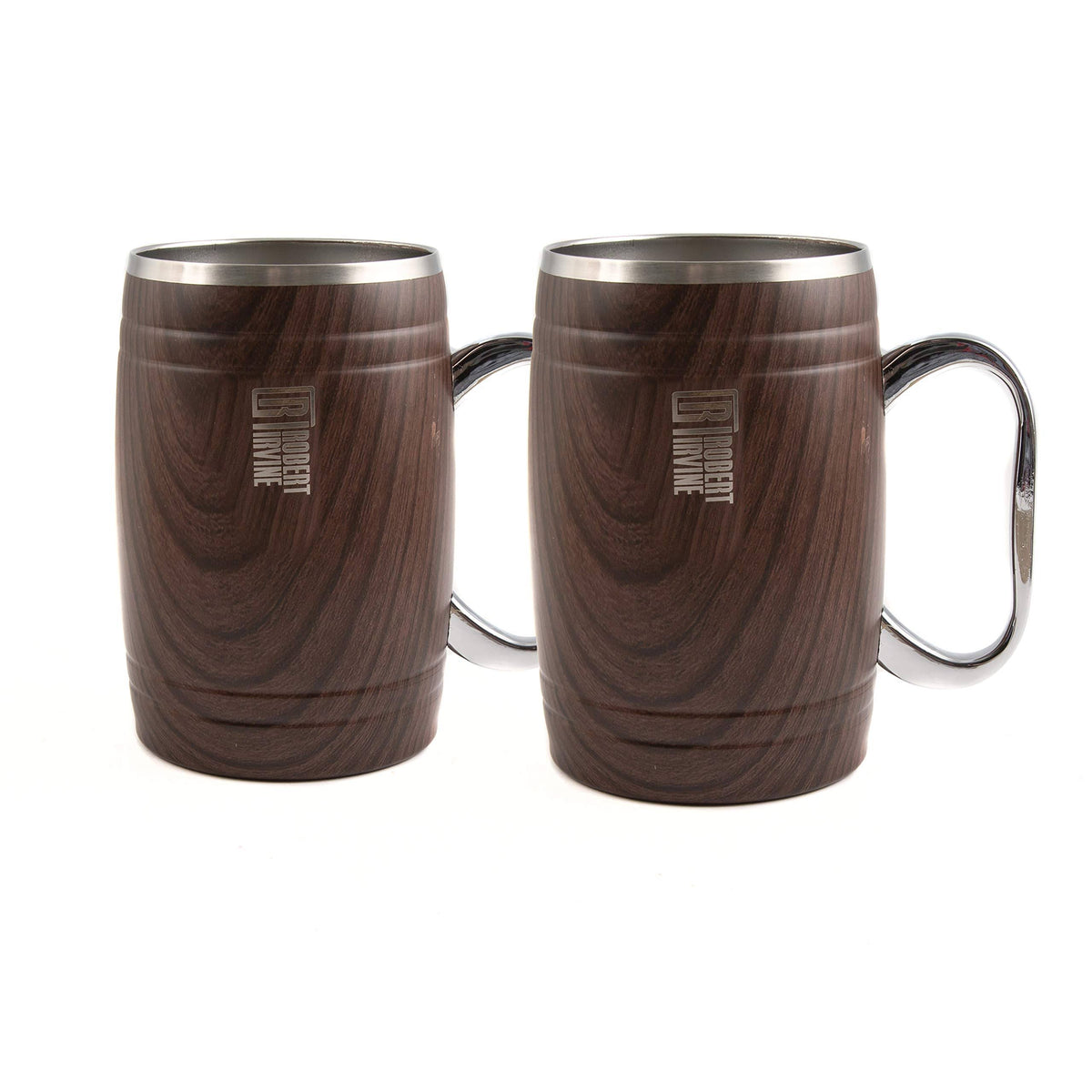 Insulated Beer Mugs Set of 2 U348789