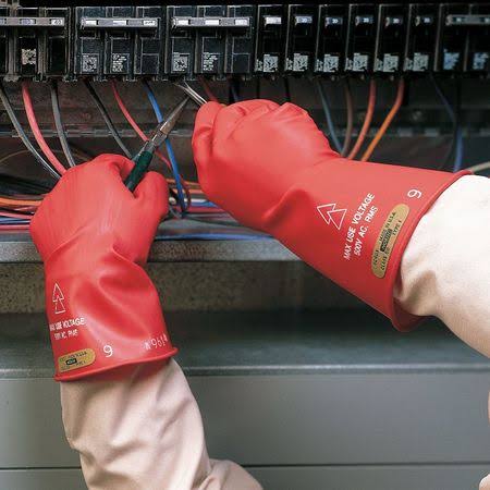 Electrical Glove Kit, 8, Black/Red, 1 PR Y607770