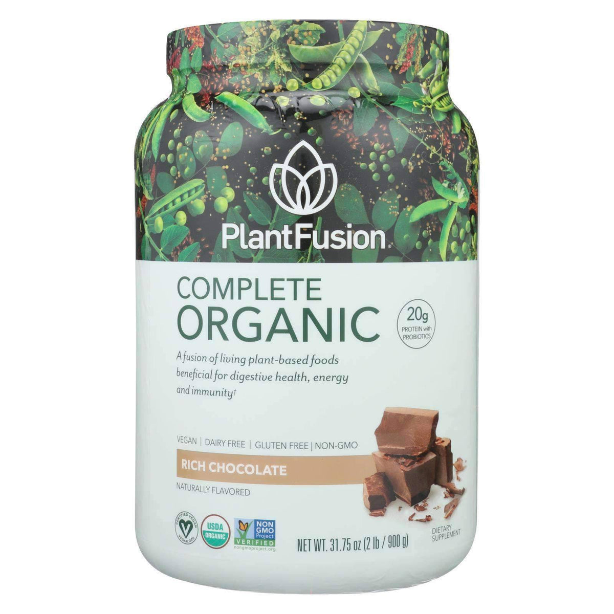 Organic Plant Protein Chocolate - 2 lb W2393