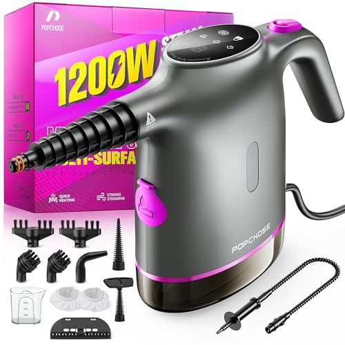 Handheld Steam Cleaner 12 Accessories Graypurple B676
