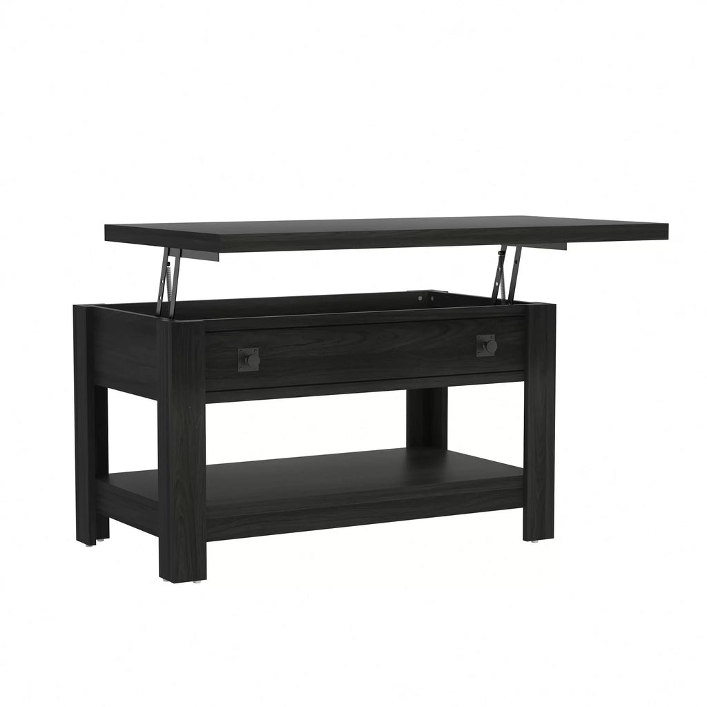 Black Wood Lift Top Coffee Table H72528