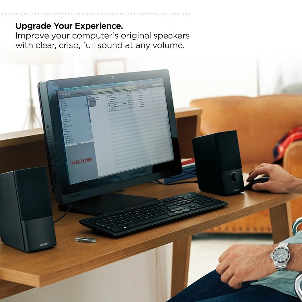 2 speakers per pack, 7.5 inches Computer Speaker System U96076