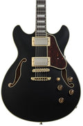 Black Flat Semi-hollowbody Electric Guitar Z651