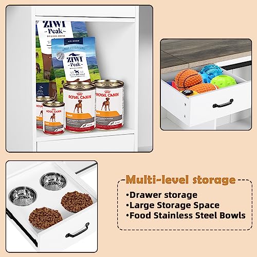 47.2" Heavy Duty Dog Crate with Drawers M868979