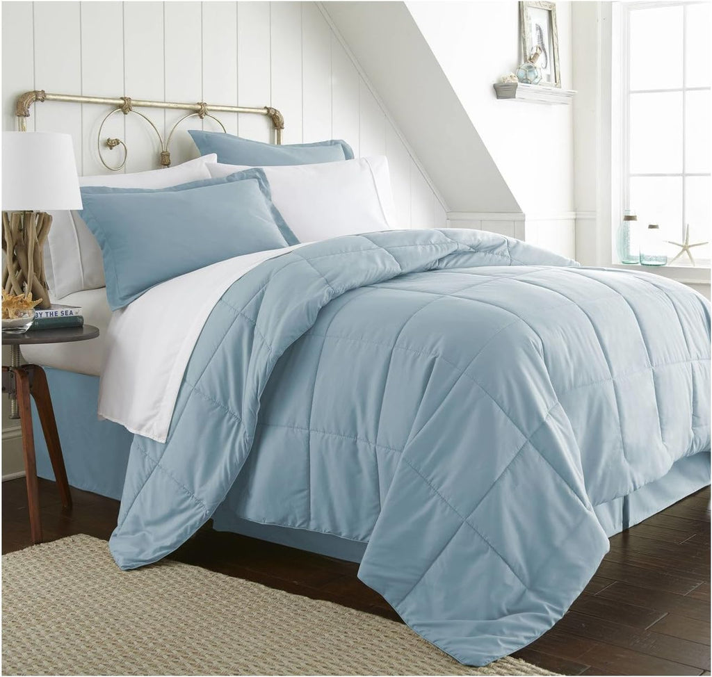 8 Piece Bed in a Bag Queen Navy L2610
