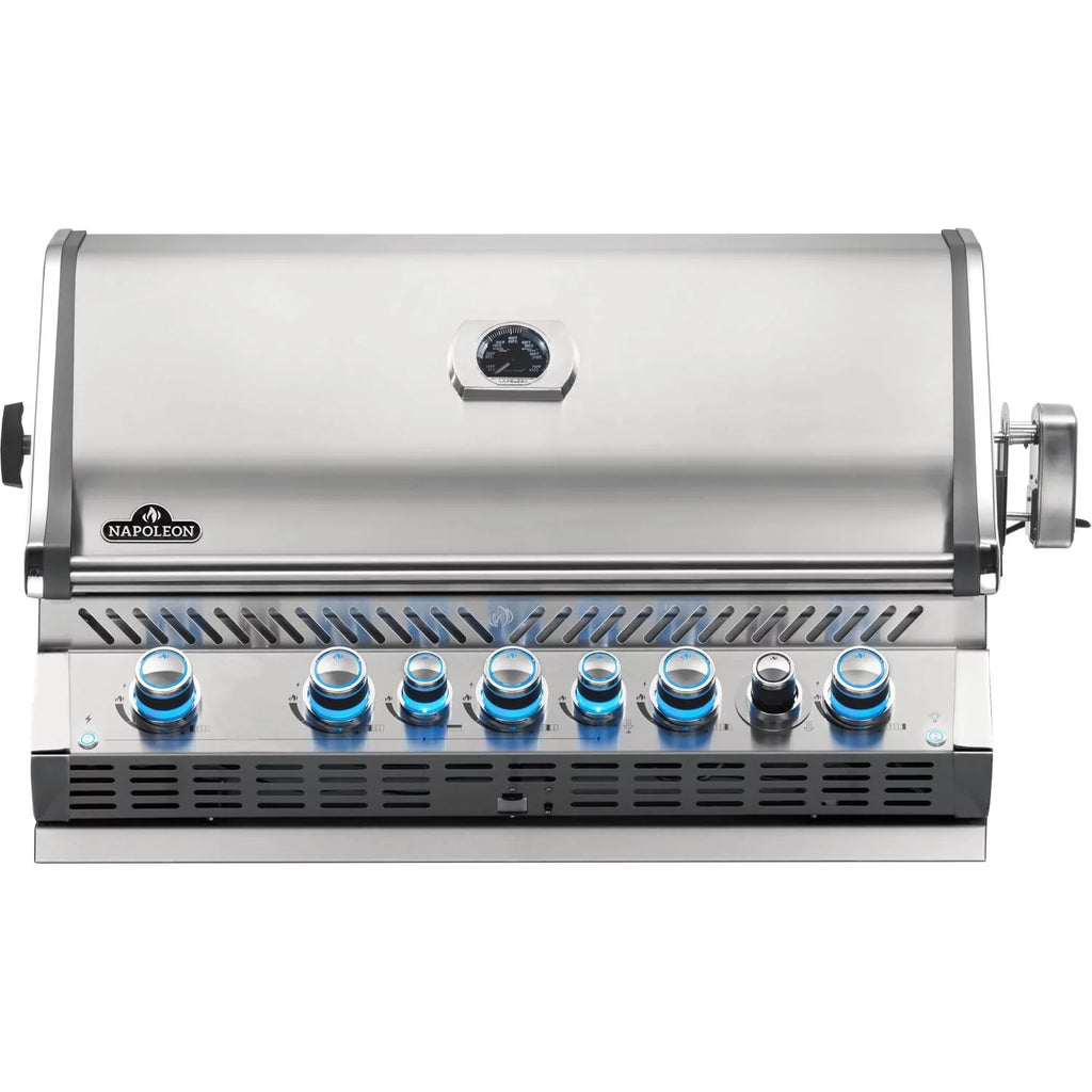 Built-in Natural Gas Grill With Infrared Rear Burner Y198107