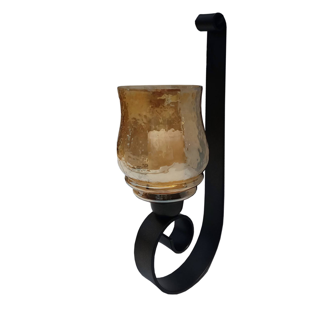 Set of 2 Bronze Metal Candle Holder Sconce Y8508