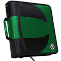Green 1-1/2 Inches D-Ring Zipper Binder F2731
