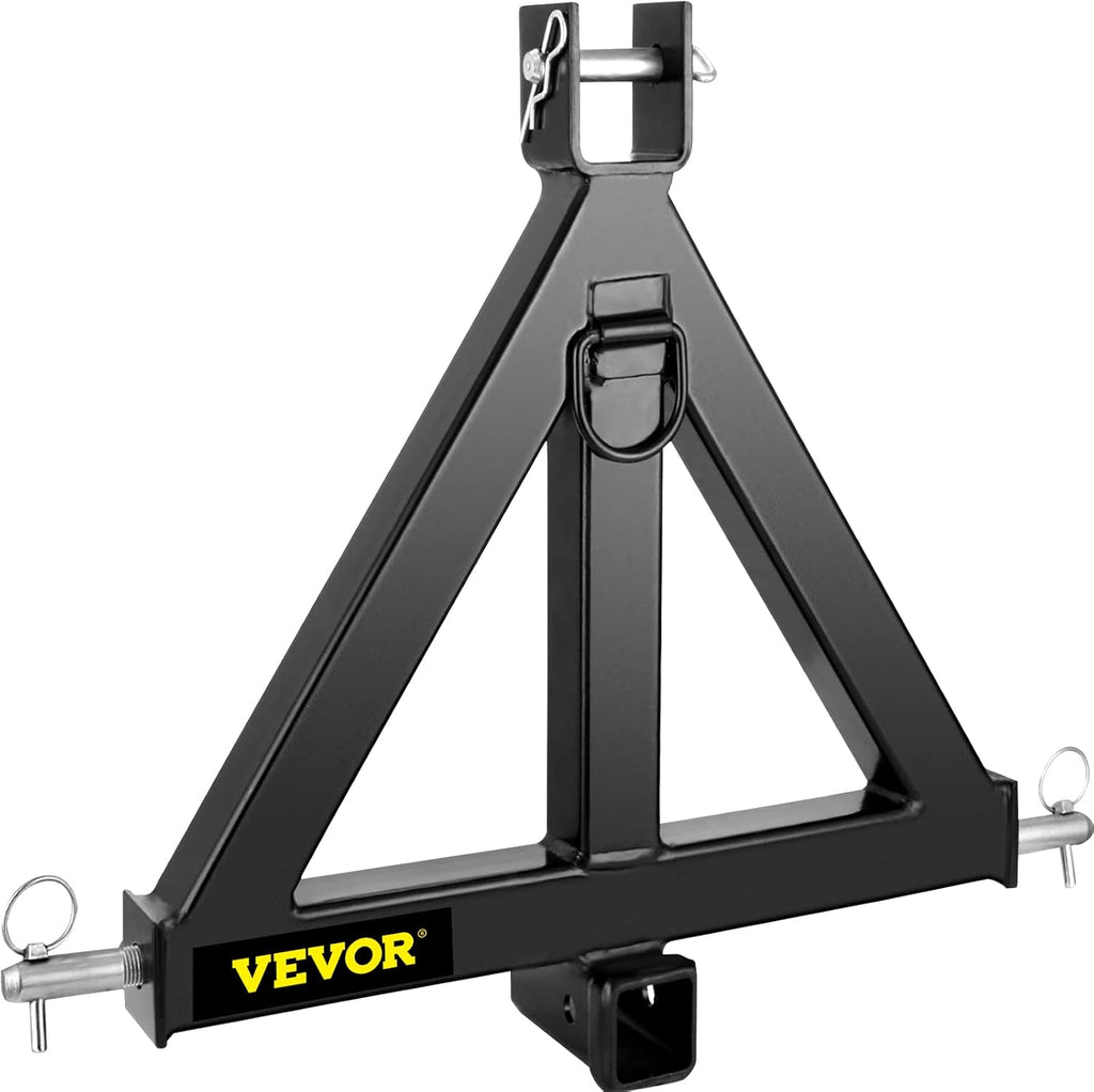3 Point Trailer Hitch 2In Receiver Black G217