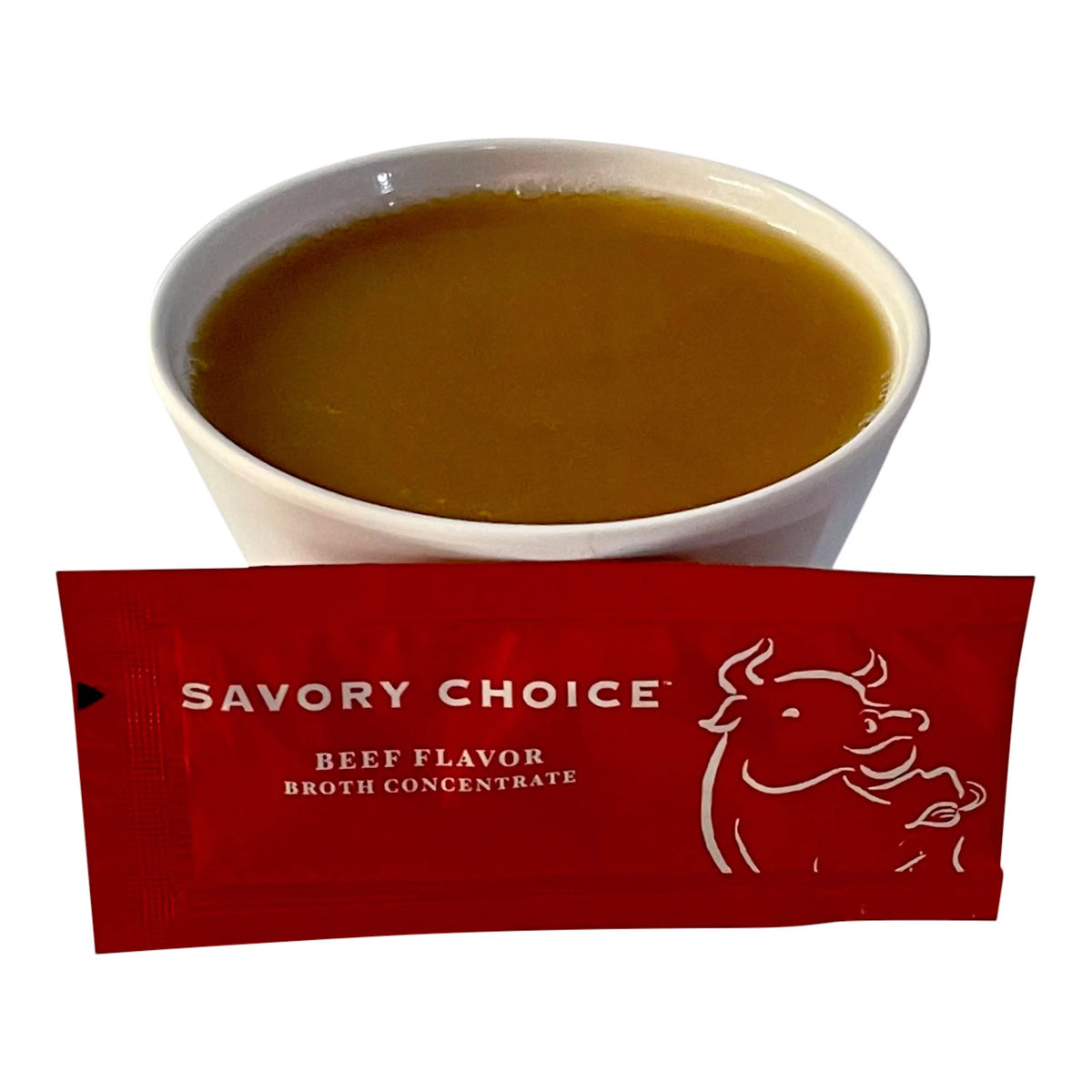 Beef Broth Low Sodium Broth Concentrate 50 Pack C7172