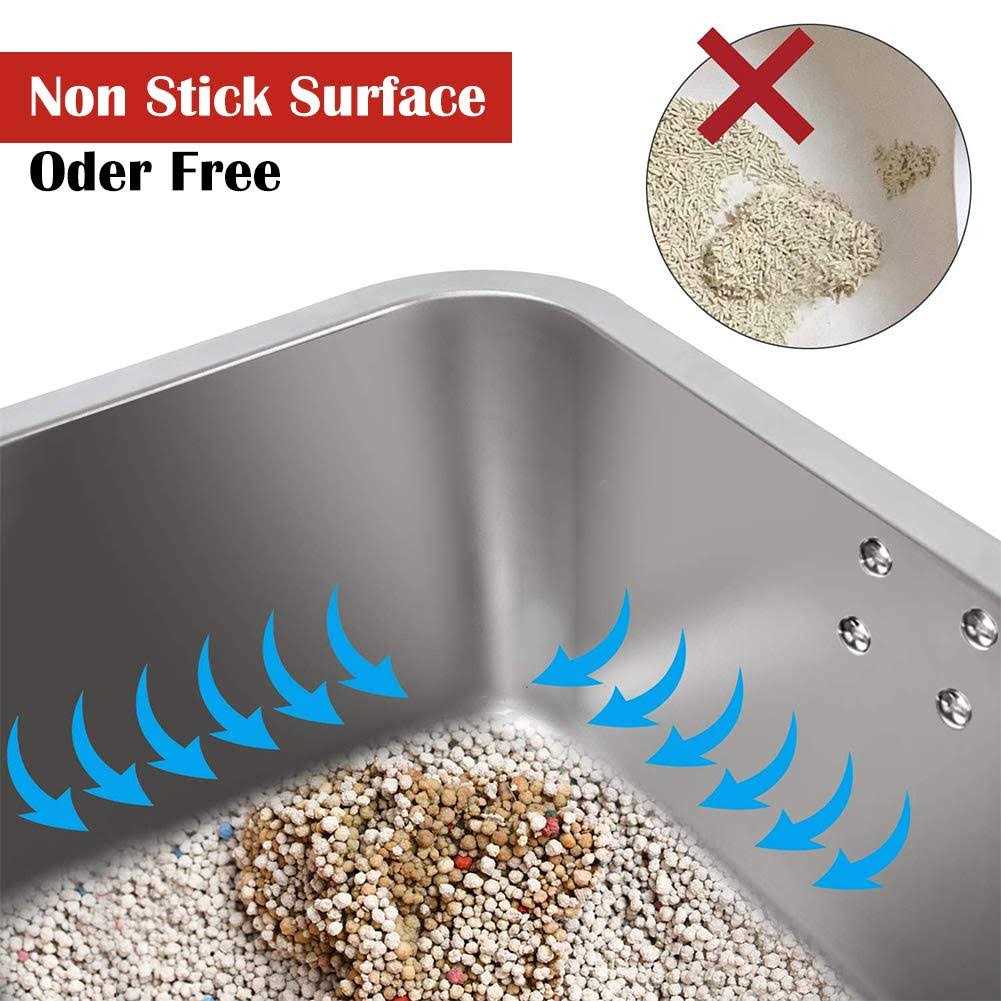 Stainless Steel Cat Litter Box D645