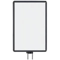 Vertical Swivel Mount Sign Frame 14 x 22 in. Matte Black Q505
