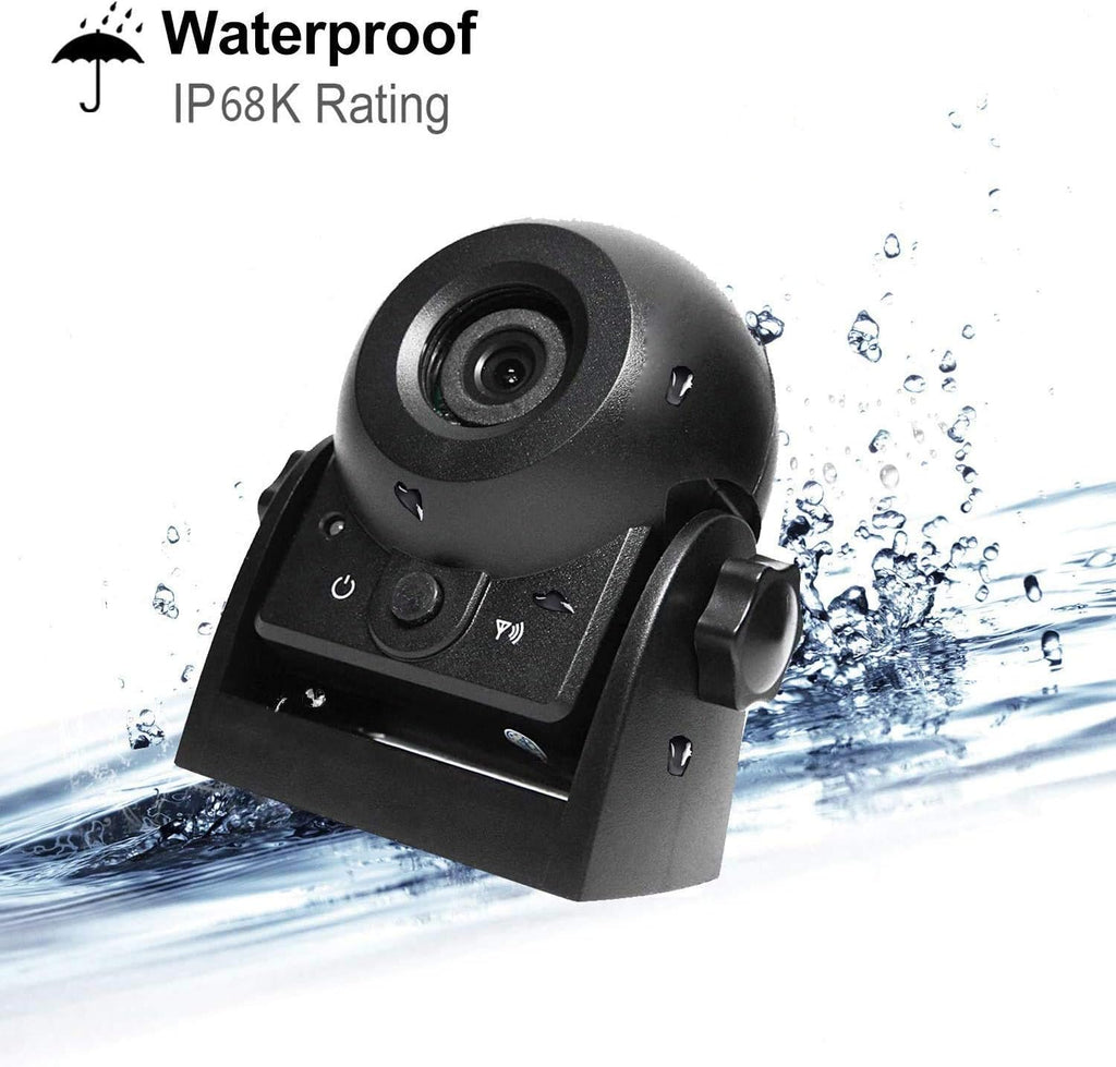 Wireless Backup Dash Cam IP68 Waterproof IR Night Vision Wide Angle Magnetic Rear View Camera E170011