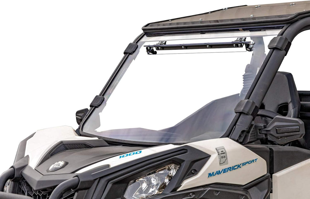 Heavy Duty Scratch Resistant Vented Full Windshield W88758
