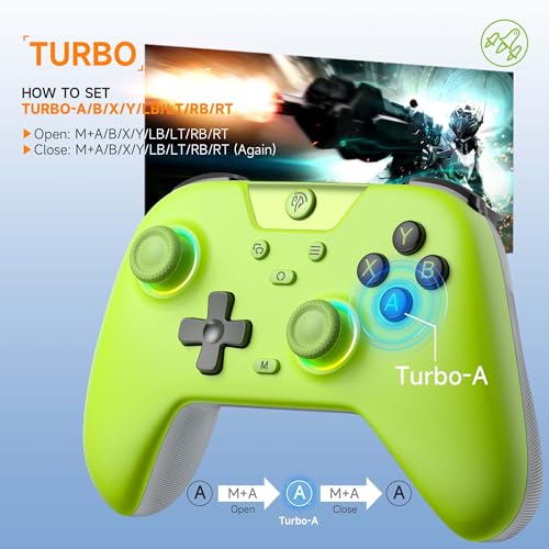 2.4g Wireless Bluetooth Gaming Controller with Hall Effect B85428