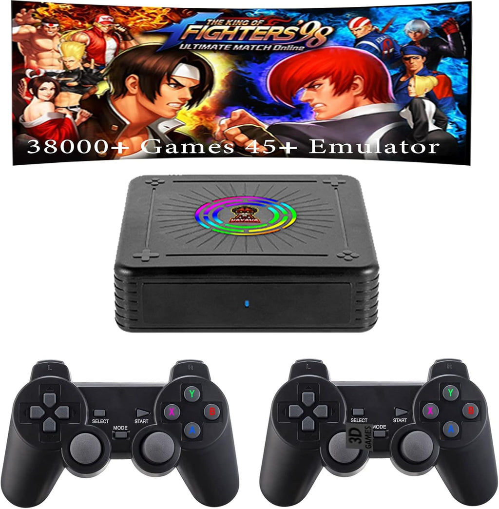 38000 in 1 Arcade Game Console with 2.4G Wireless Controllers HDMI Output 64G T613262