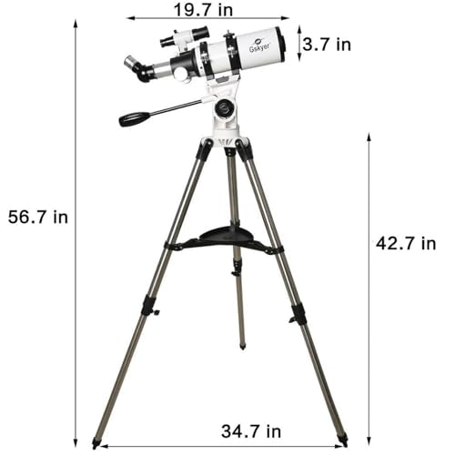 80mm AZ Space Astronomical Refractor Telescope F5889