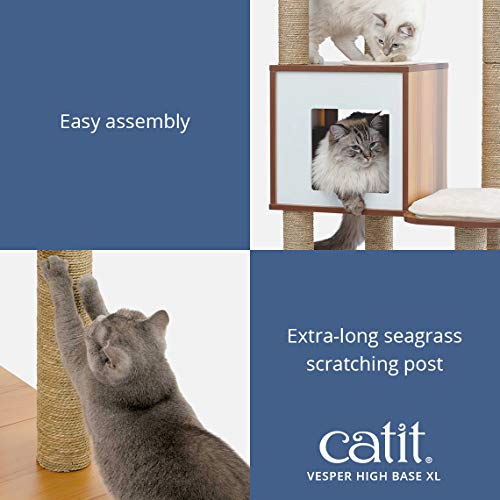 Walnut Extra Large Cat Tree Q932