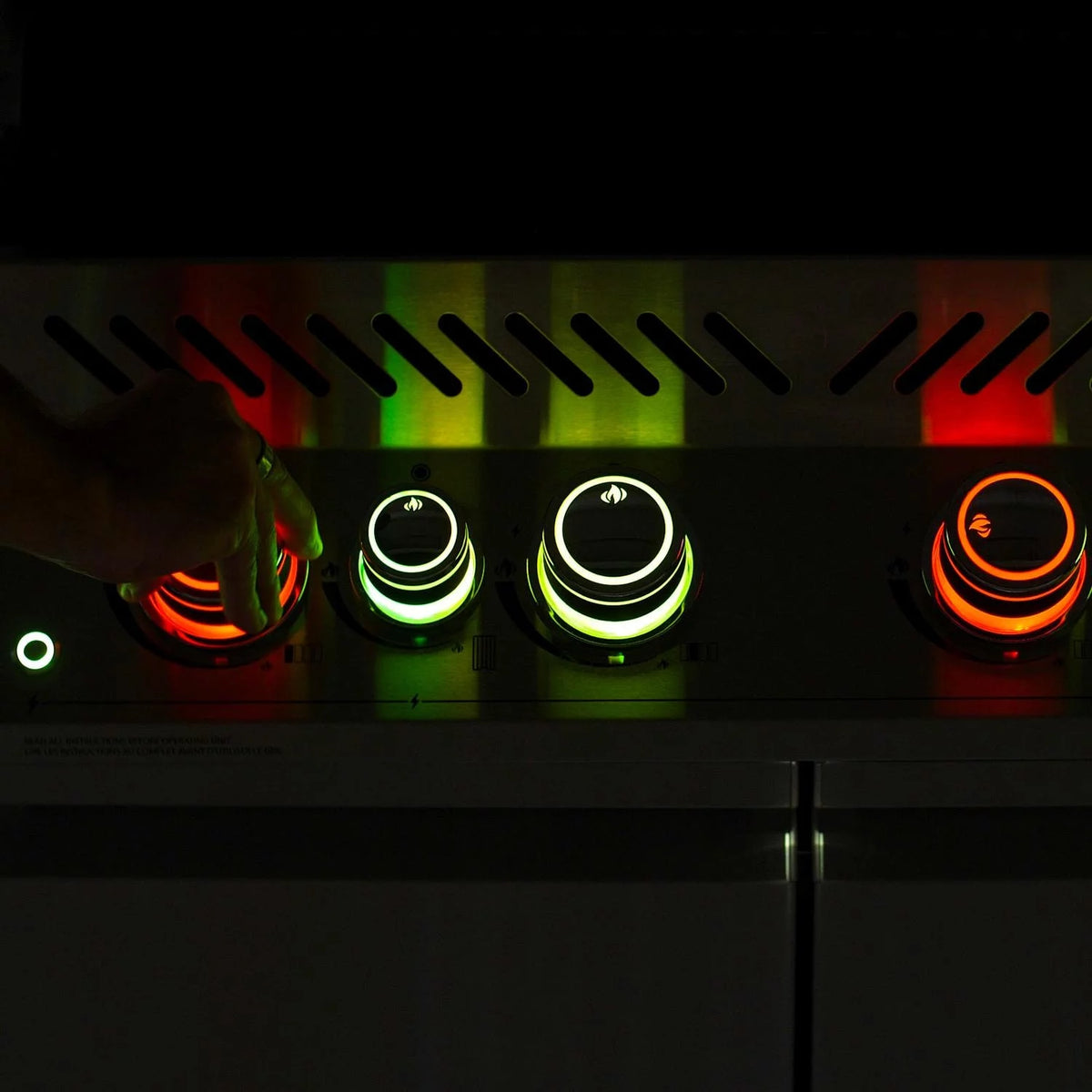 Built-in Natural Gas Grill With Infrared Rear Burner Y198107