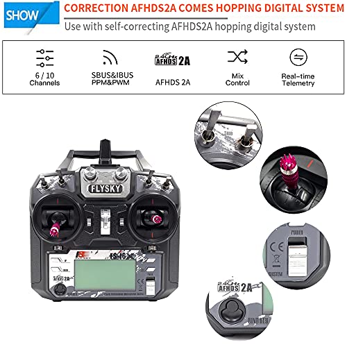 10CH 2.4GHz RC Transmitter Controller with Receiver O115271