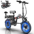 2 Seater Electric Bike, 16" Fat Tire, Full Suspension Q188117