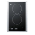 15" Wide 230V 2-Burner Radiant Cooktop X279