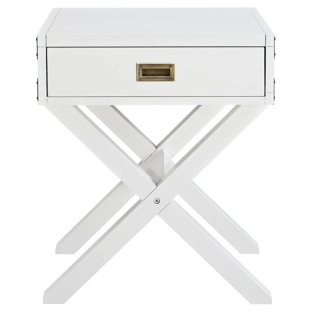 White Nightstand W20068