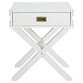 White Nightstand W20068