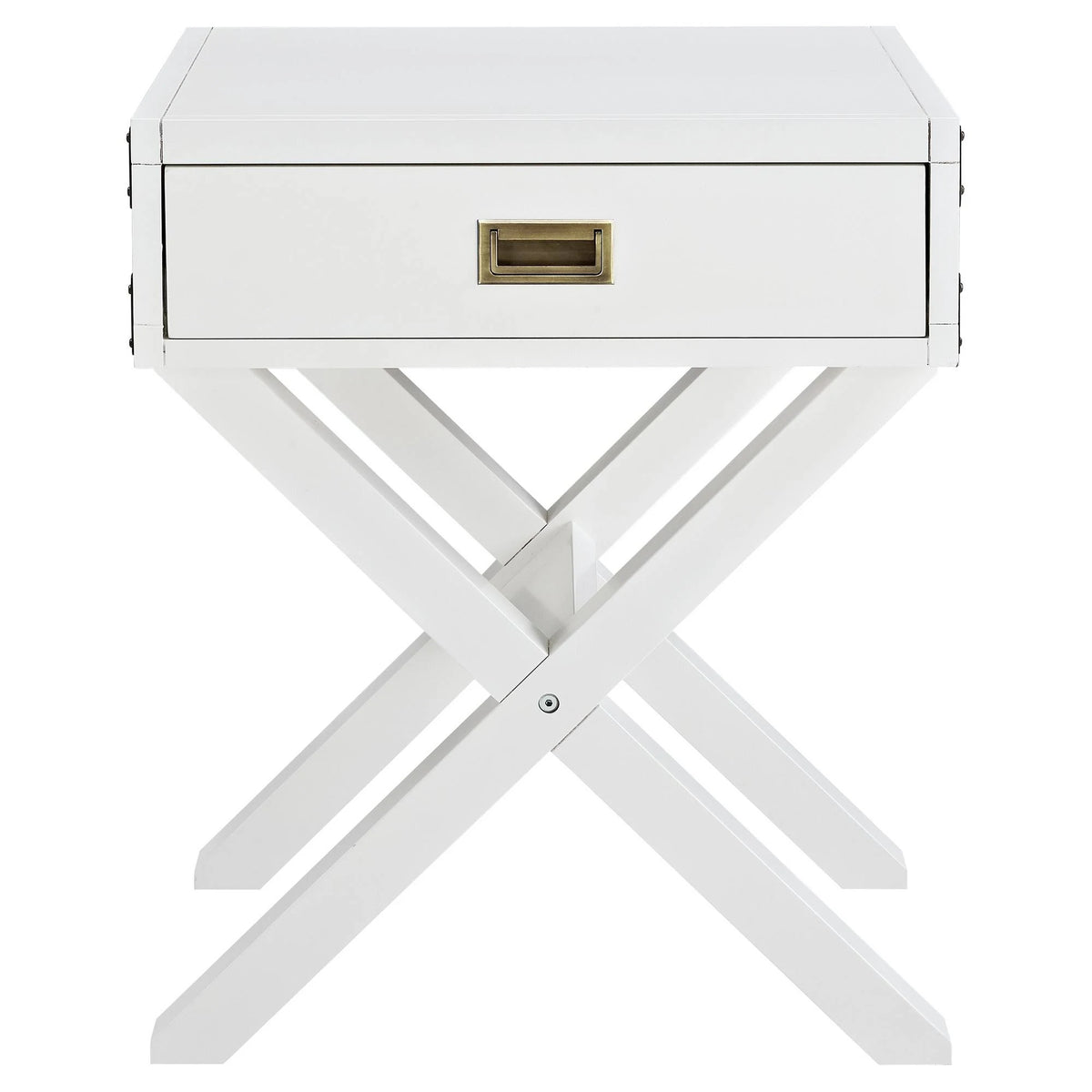 White Nightstand W20068