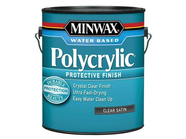 Satin Clear Polycrylic 1 gal. Pack of 2 I94589
