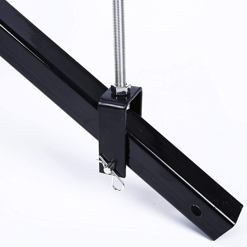 Black Motorcycle Hitch Hauler Carrier 2” Receiver W9146