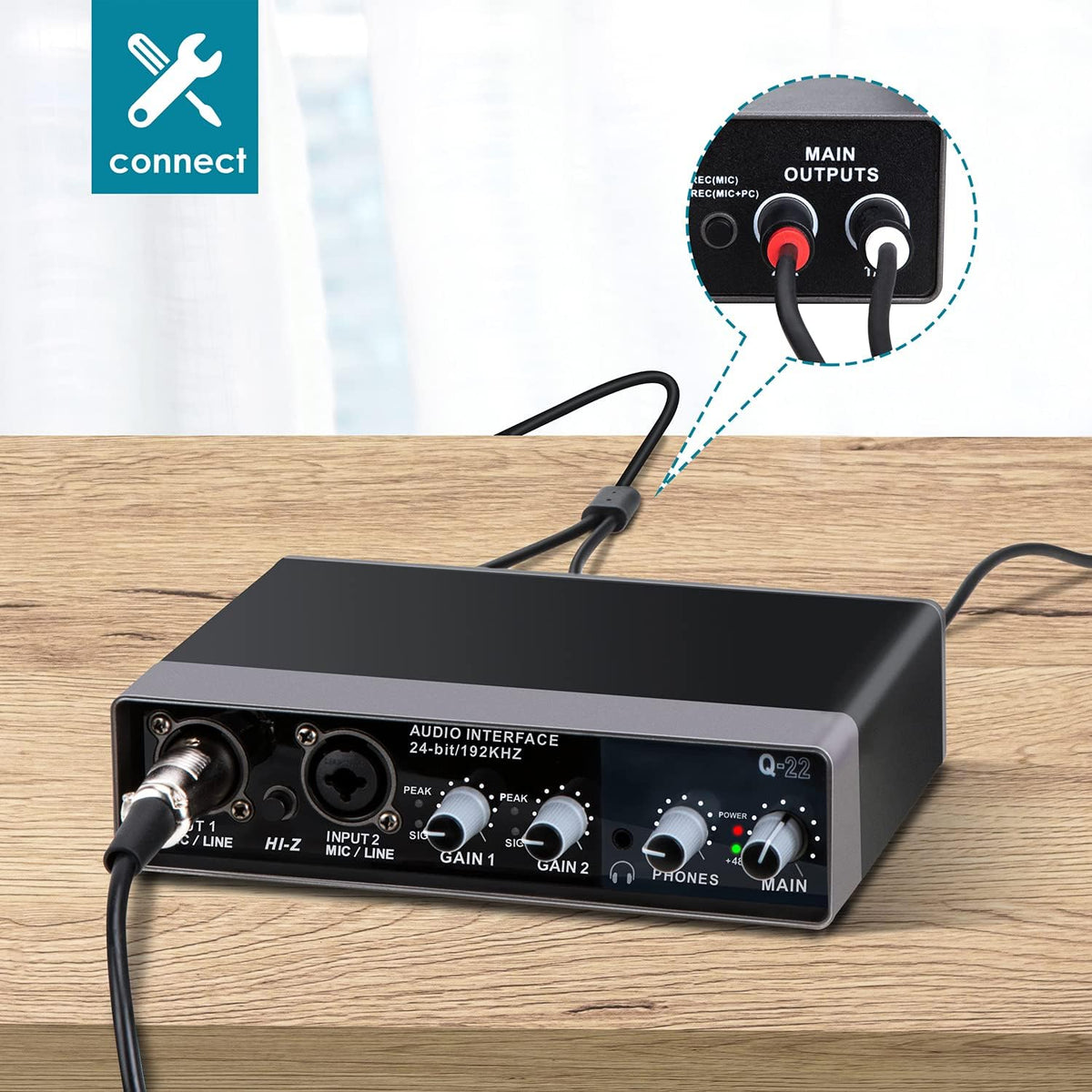USB Audio Interface 2 Channel with Mic Preamps 48v Z137942