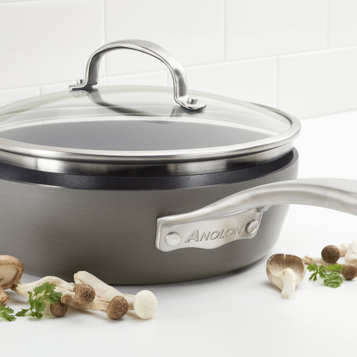 Hard-Anodized Nonstick 3-Qt. Saute Pan T739