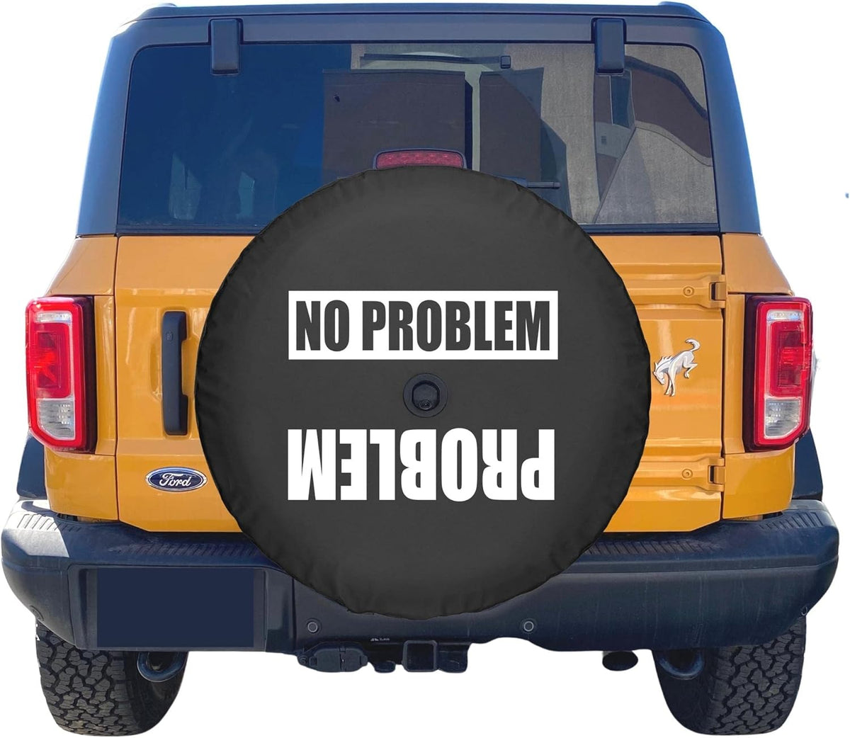 33" Soft Tire Cover Compatible with Ford Bronco with Back-up Camera Pack of 2 N6276