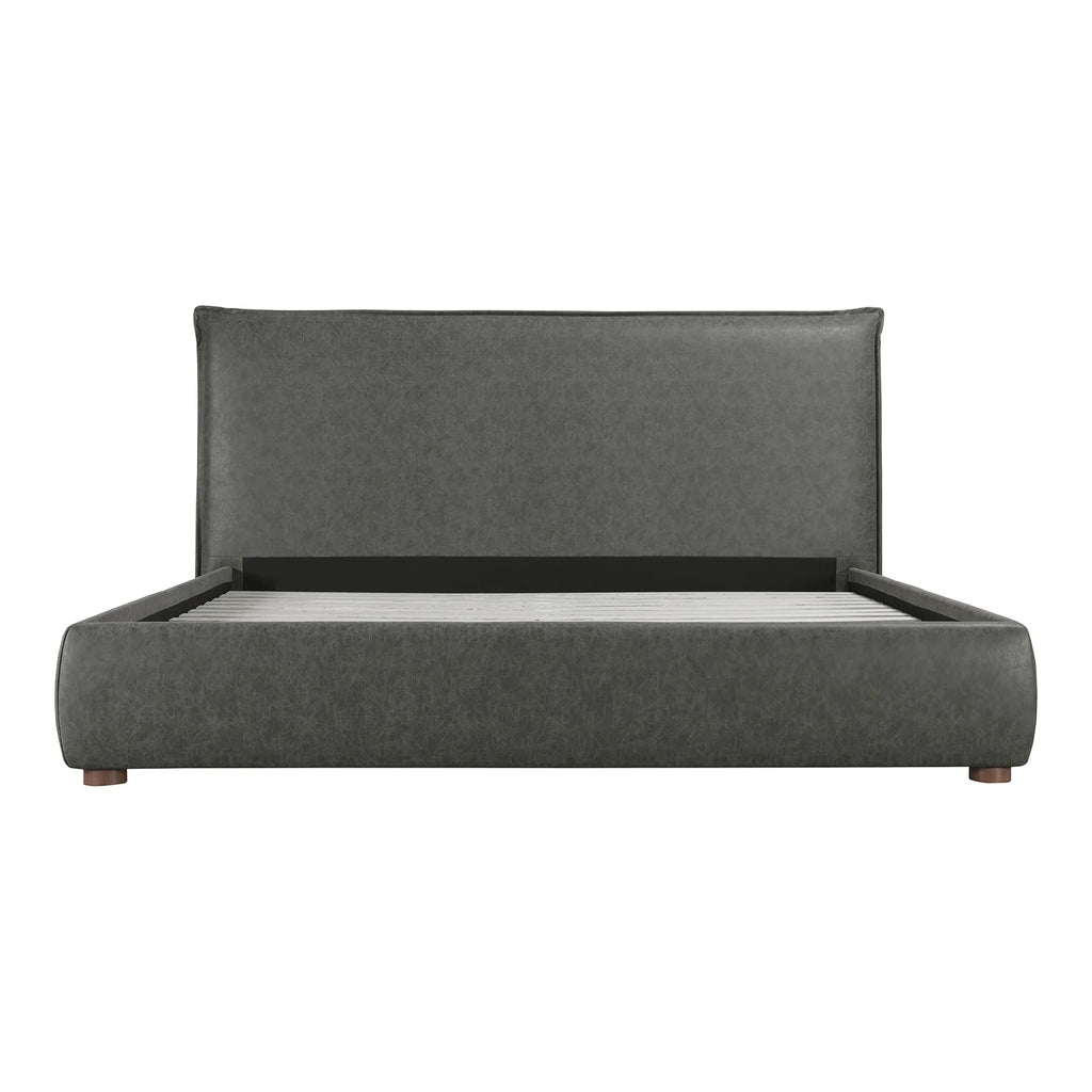 Queen Bed Slate Vegan Leather G973068
