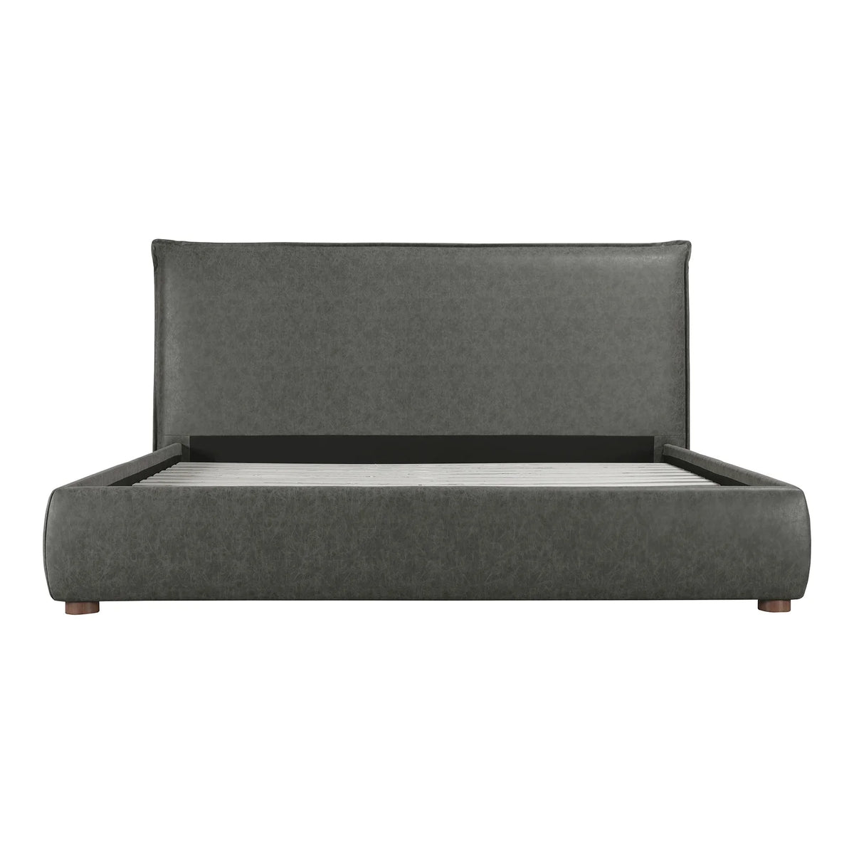 Queen Bed Slate Vegan Leather G973068
