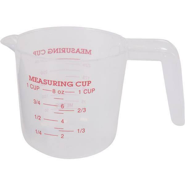 White Plastic Measuring Cup R2314