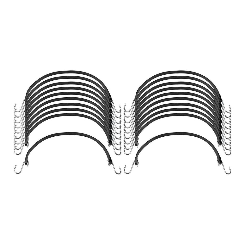 21 in. EPDM Tie Down Set, 20 Pack T8424