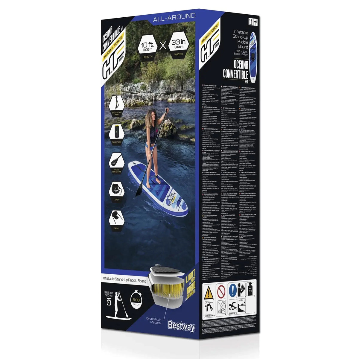 Inflatable Stand-Up Paddle Board and Kayak Set Q6087