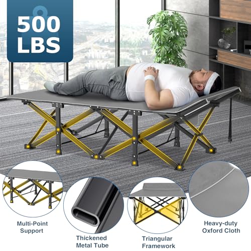 Camping Cot with Mattress D8866