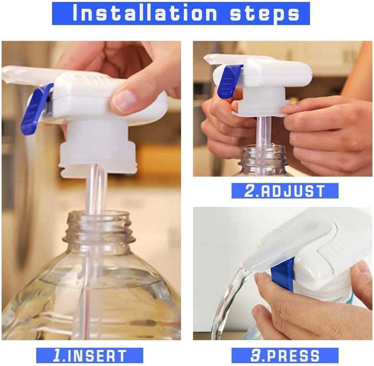 2 Pcs Automatic Drink Dispenser for Fridge Gallon Z154