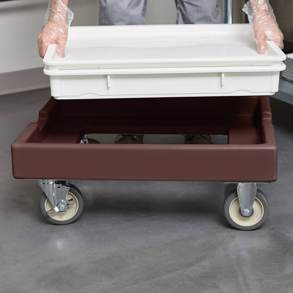 Dark Brown Pizza Dough Box Camdolly Z77829
