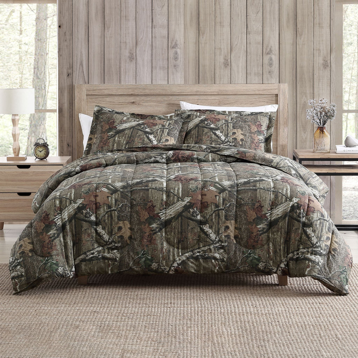 Queen Size Camouflage Comforter Set Q576065