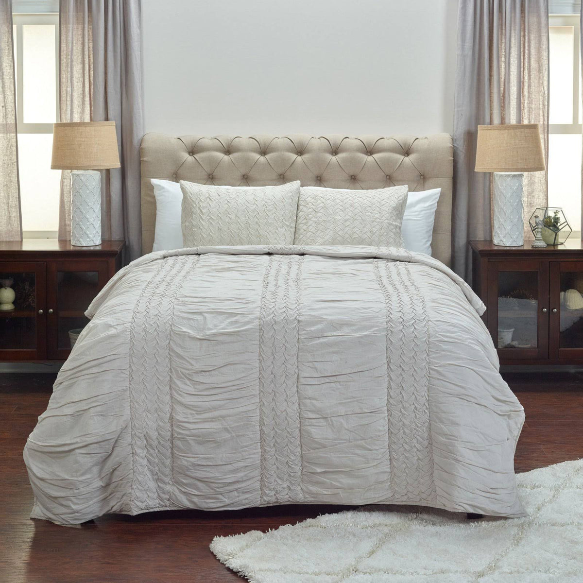Natural Queen Quilt J364
