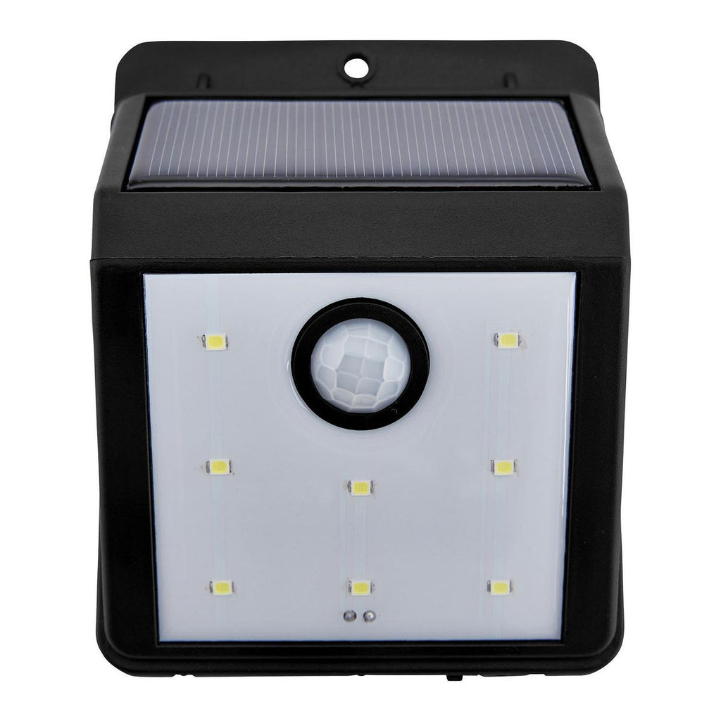 115 Lumen Wall-Mount Solar Security Light, Black M530558