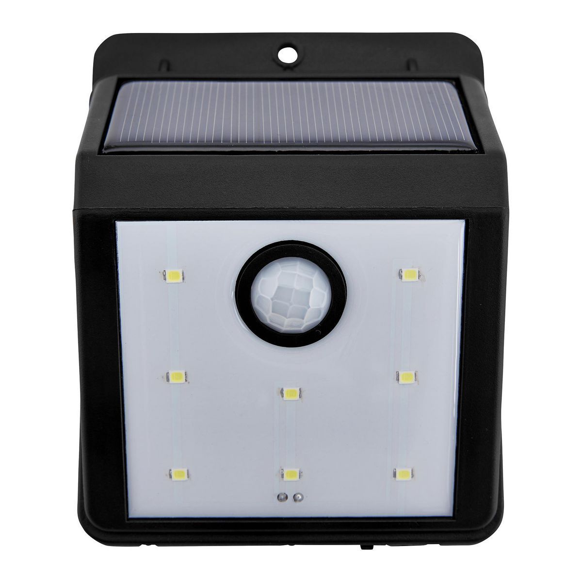 115 Lumen Wall-Mount Solar Security Light, Black M530558